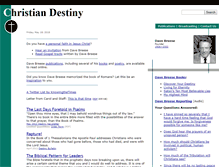 Tablet Screenshot of christiandestiny.org